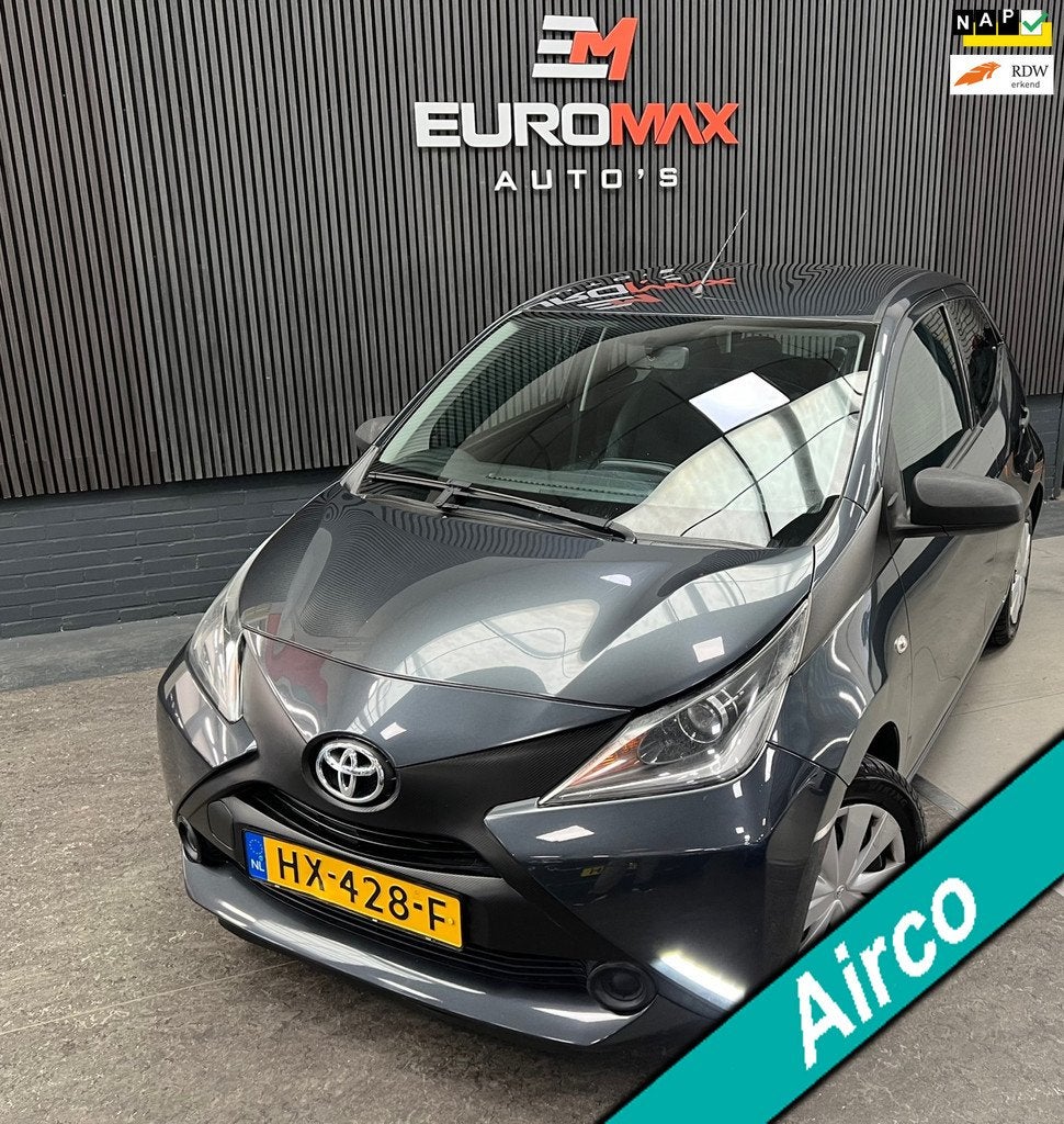 Toyota Aygo 1.0 VVT-i x-now 2e Eigenaar - NAP - Cruise - Air, Voorwielaandrijving, Stof, 4 stoelen, Origineel Nederlands