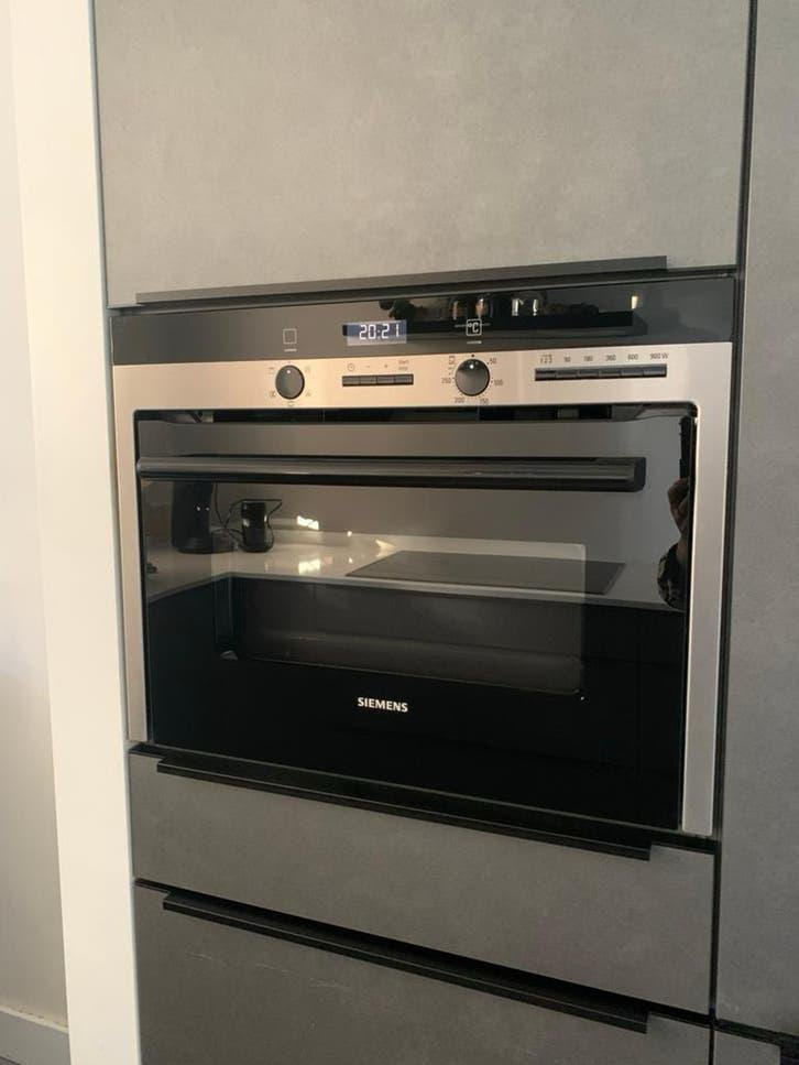 Siemens Inbouw oven (magnetron functie doet het niet meer), Witgoed en Apparatuur, Ovens, Ophalen, 45 tot 50 cm, Gebruikt, Oven