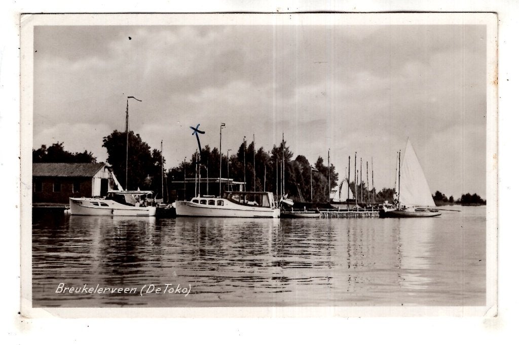 Breukelen De Toko Breukelerveen 1950, Ophalen of Verzenden, 1940 tot 1960, Gelopen