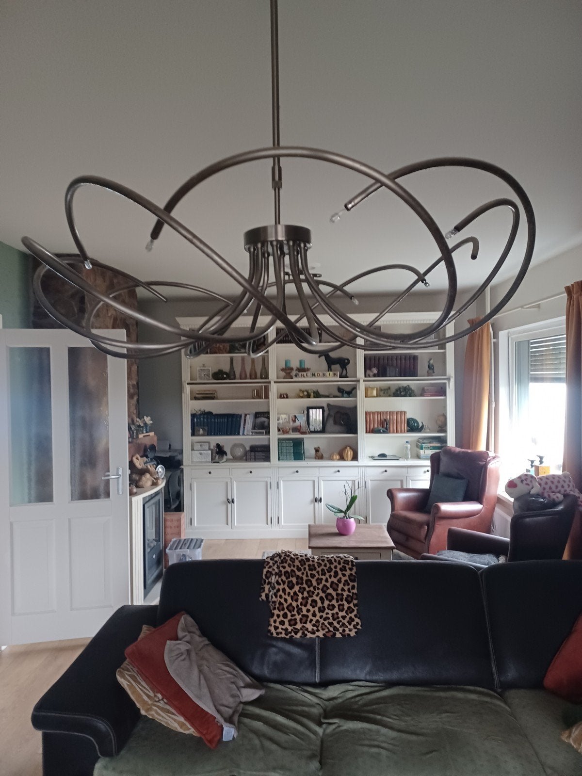 moderne hanglamp, Ophalen of Verzenden, Gebruikt, Modern stijlvol