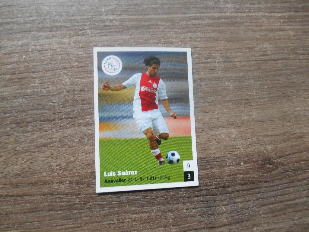 Luis Suarez Panini like AH uitgave Voetbalplaatje, Verzamelen, Sportartikelen en Voetbal, Ophalen of Verzenden, Nieuw, Ajax, Poster, Plaatje of Sticker