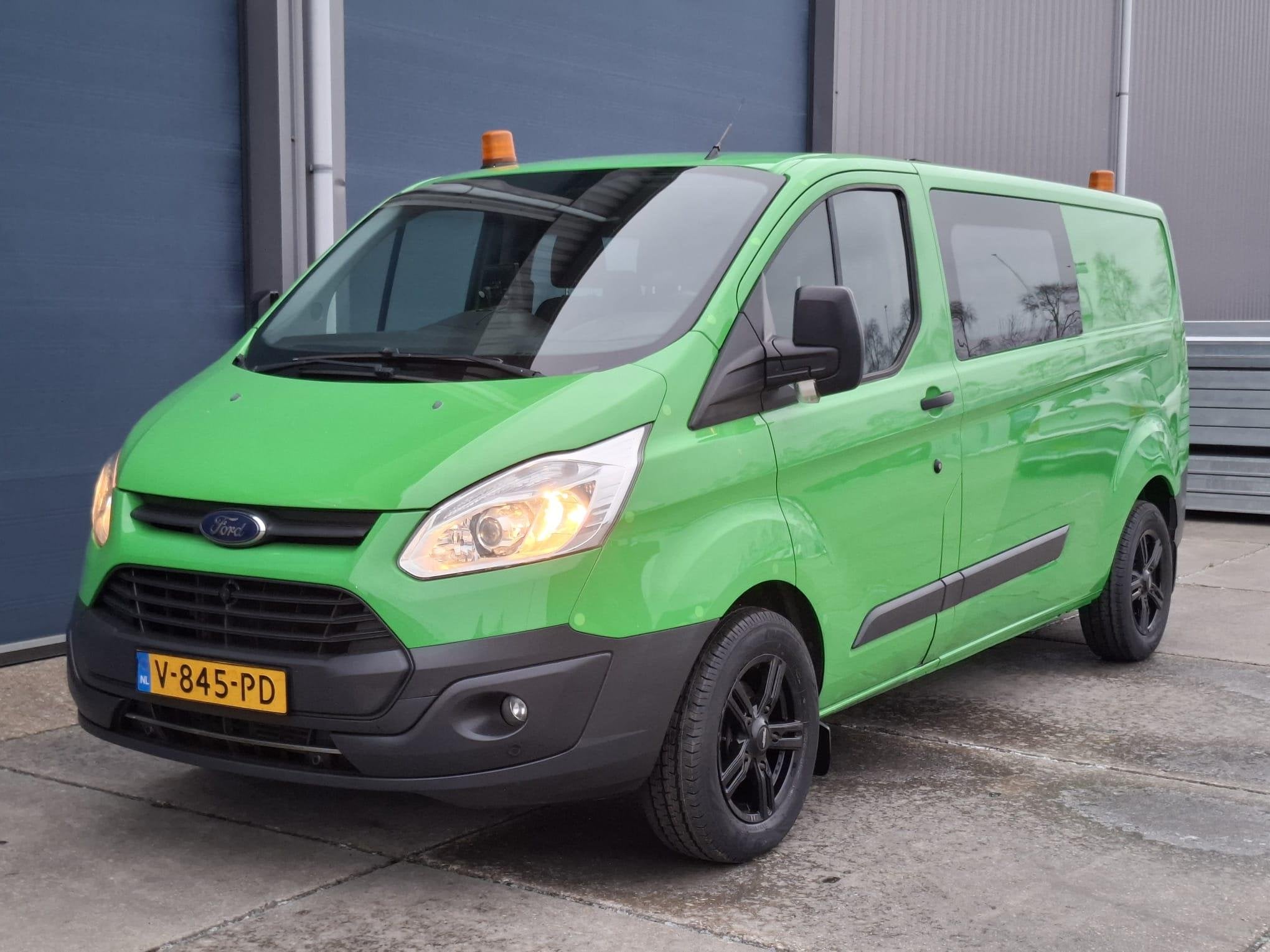 Ford Transit Custom 290 2.0 TDCI L2H1 Trend DC DUBBEL CABINE, Voorwielaandrijving, Stof, Euro 6, 4 cilinders