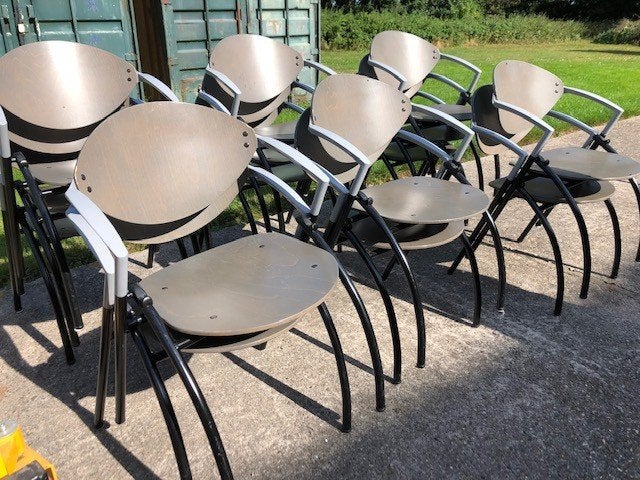 15 design stoelen, Ophalen, Gebruikt, Stof, Vijf, Zes of meer stoelen