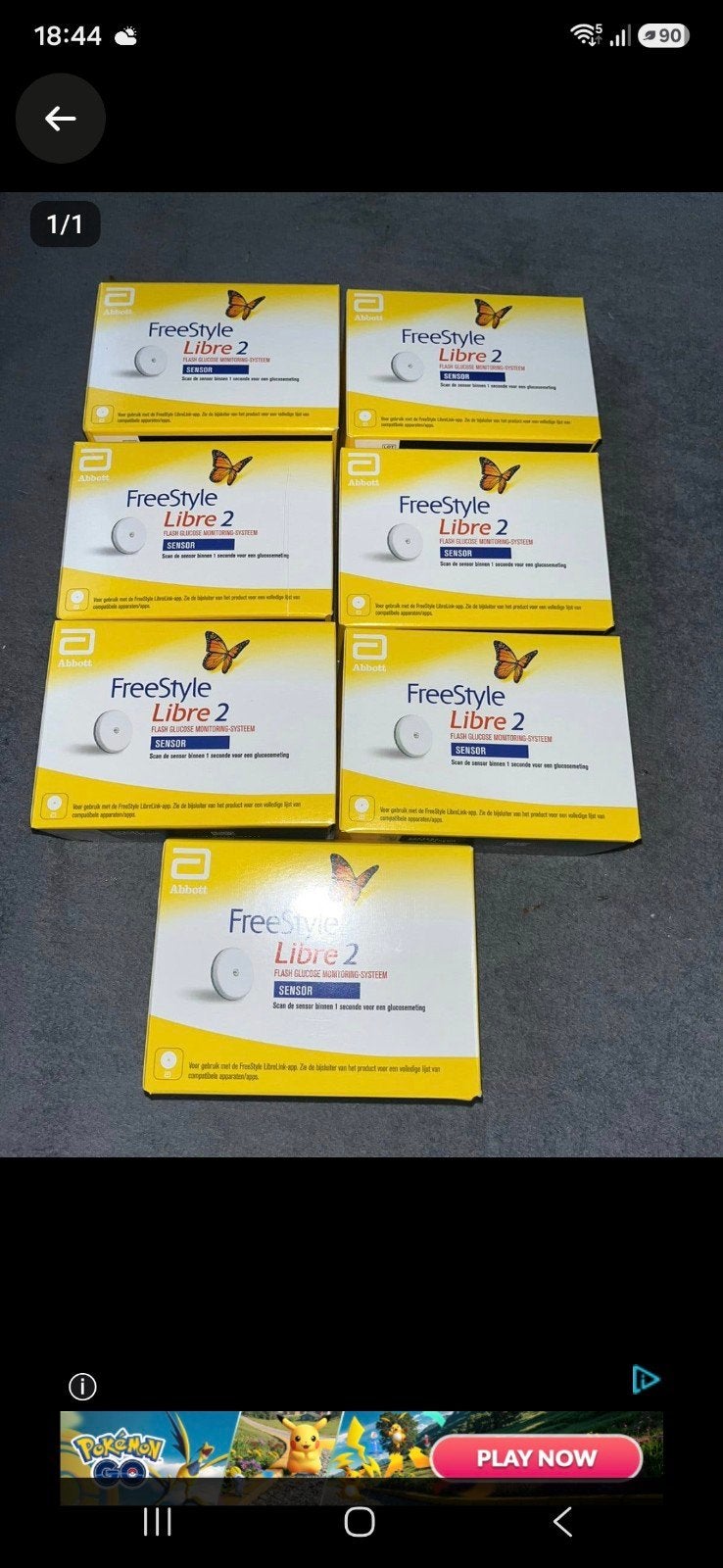 Freestyle Libre 2 7 st., Ophalen