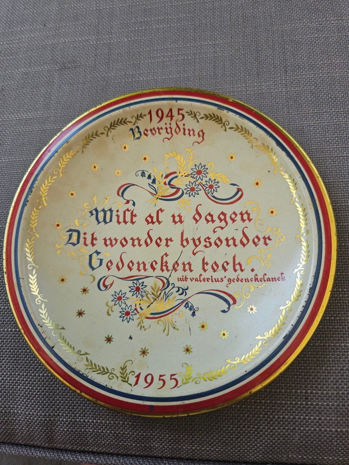 Vintage Bevrijdingsschaaltje 1945-1955, Ophalen of Verzenden