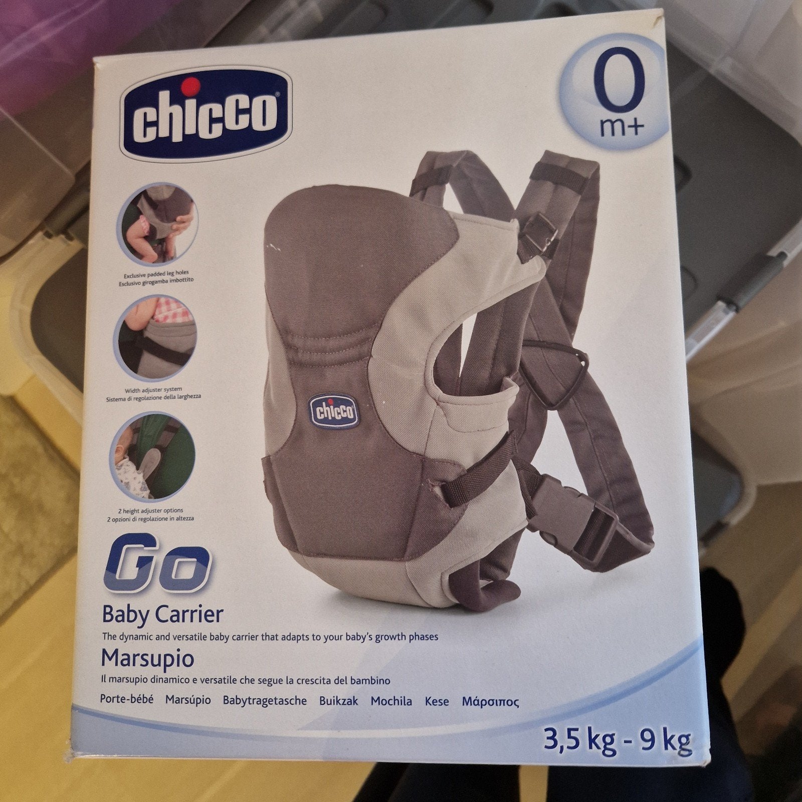 Chicco Go Baby Carrier - Nieuw in doos, Ophalen, Buik of Rug, Nieuw, Chicco