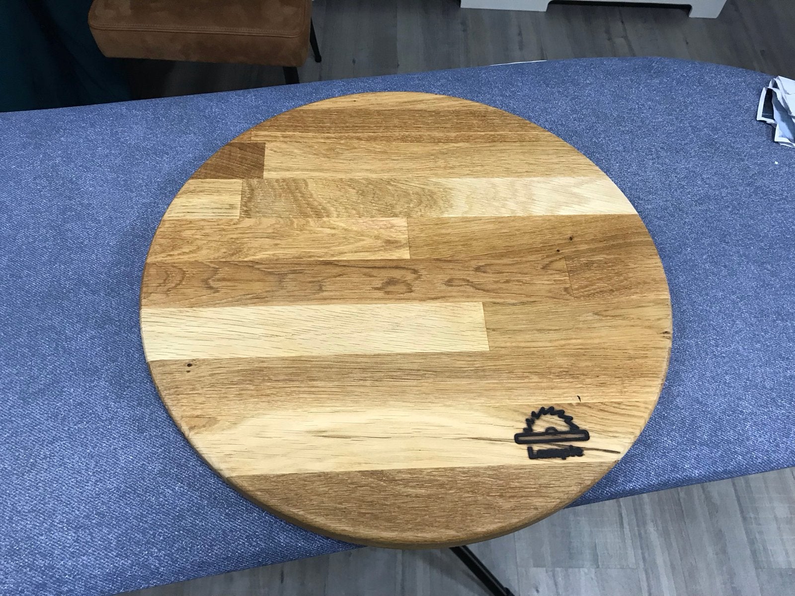 Houten Draaiplateau voor hapjes . Severen in stijl!., Ophalen, Hout, Snij-/serveerplank, Nieuw