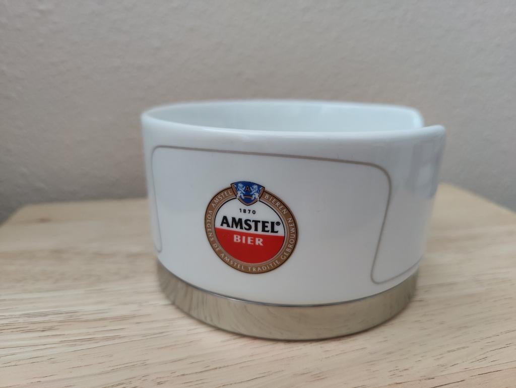 Bierviltjes houder van Amstel Bier, Vaderdagtip! 🤠, Ophalen of Verzenden, Zo goed als nieuw, Viltje(s), Amstel