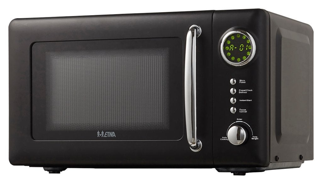 ETNA SMV620ZWA - Retro Microwave Magnetron Oven, Ophalen, Draaiplateau, Oven, Magnetron