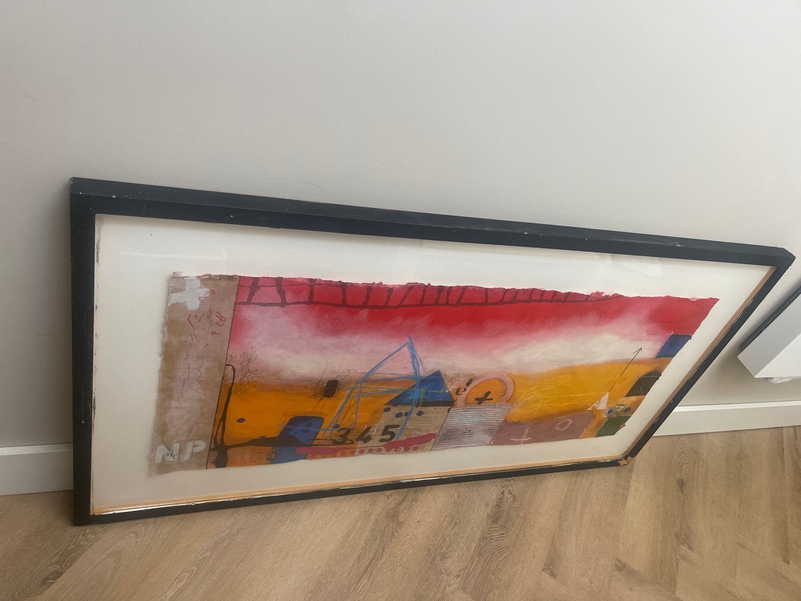Theo Koster liggend rood 130x 65, Antiek en Kunst, Ophalen