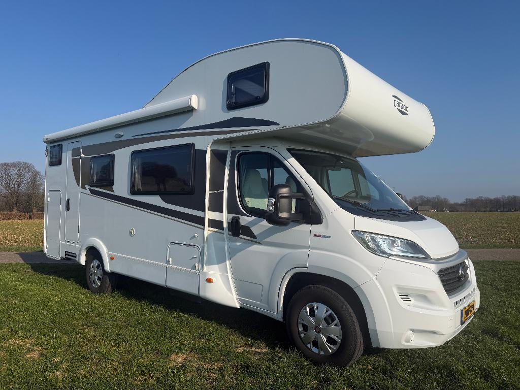 Hymer Carado A461 alkoof dak airco stapelbed camera, Alkoof, Fiat, Bedrijf, Meer dan 6