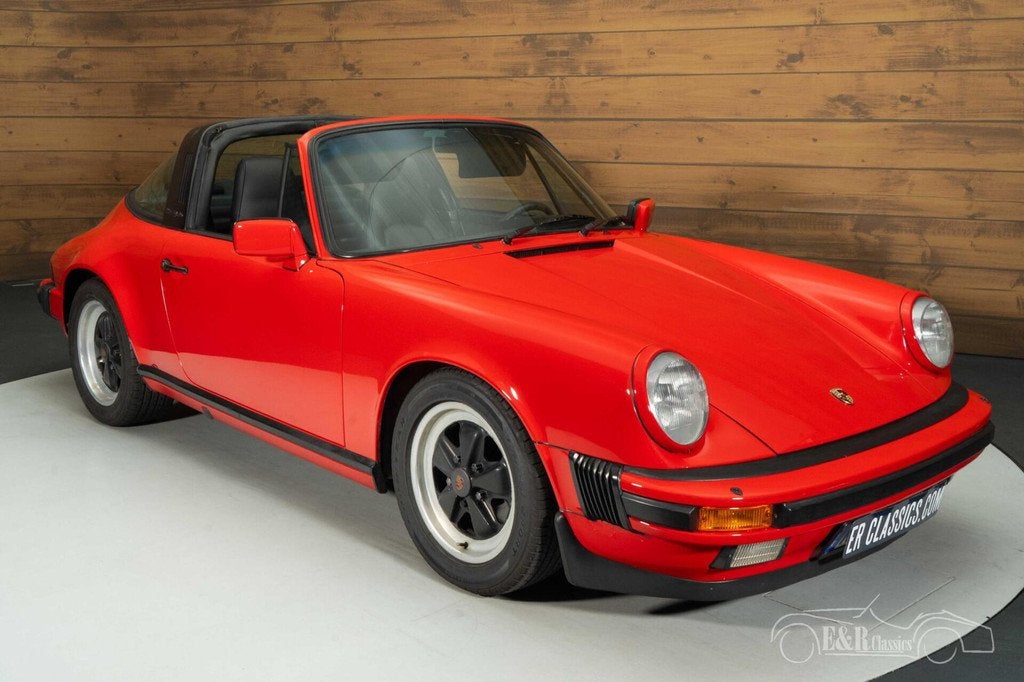 Porsche 911 Targa | 1985, Auto's, Achterwielaandrijving, Cabriolet, Leder, Bedrijf