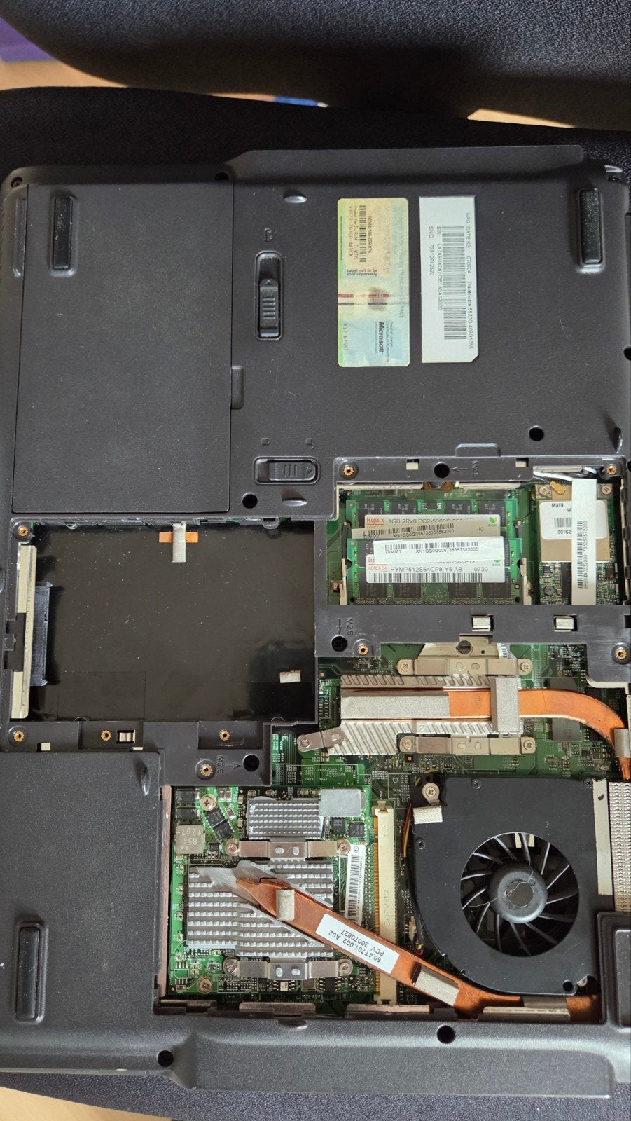 Acer laptop - Ideaal voor onderdelen of reparatie, Ophalen, Minder dan 4 GB, AMD Turion, Geen