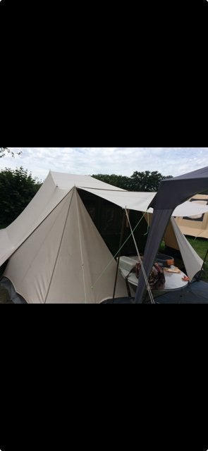Zonneluifel De waard vergrote zilvermeeuw, Caravans en Kamperen, Tenten, Ophalen of Verzenden, Gebruikt, Tot en met 6