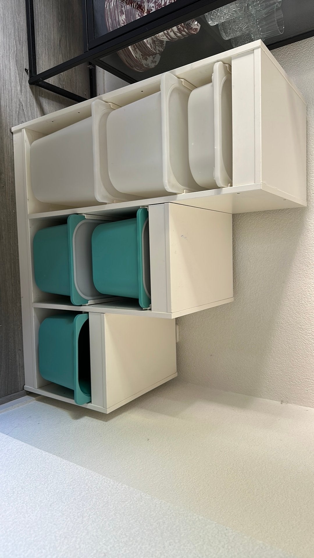 Ikea Trofast kast met opbergbakken, Ophalen, Zo goed als nieuw, Minder dan 150 cm, Minder dan 100 cm