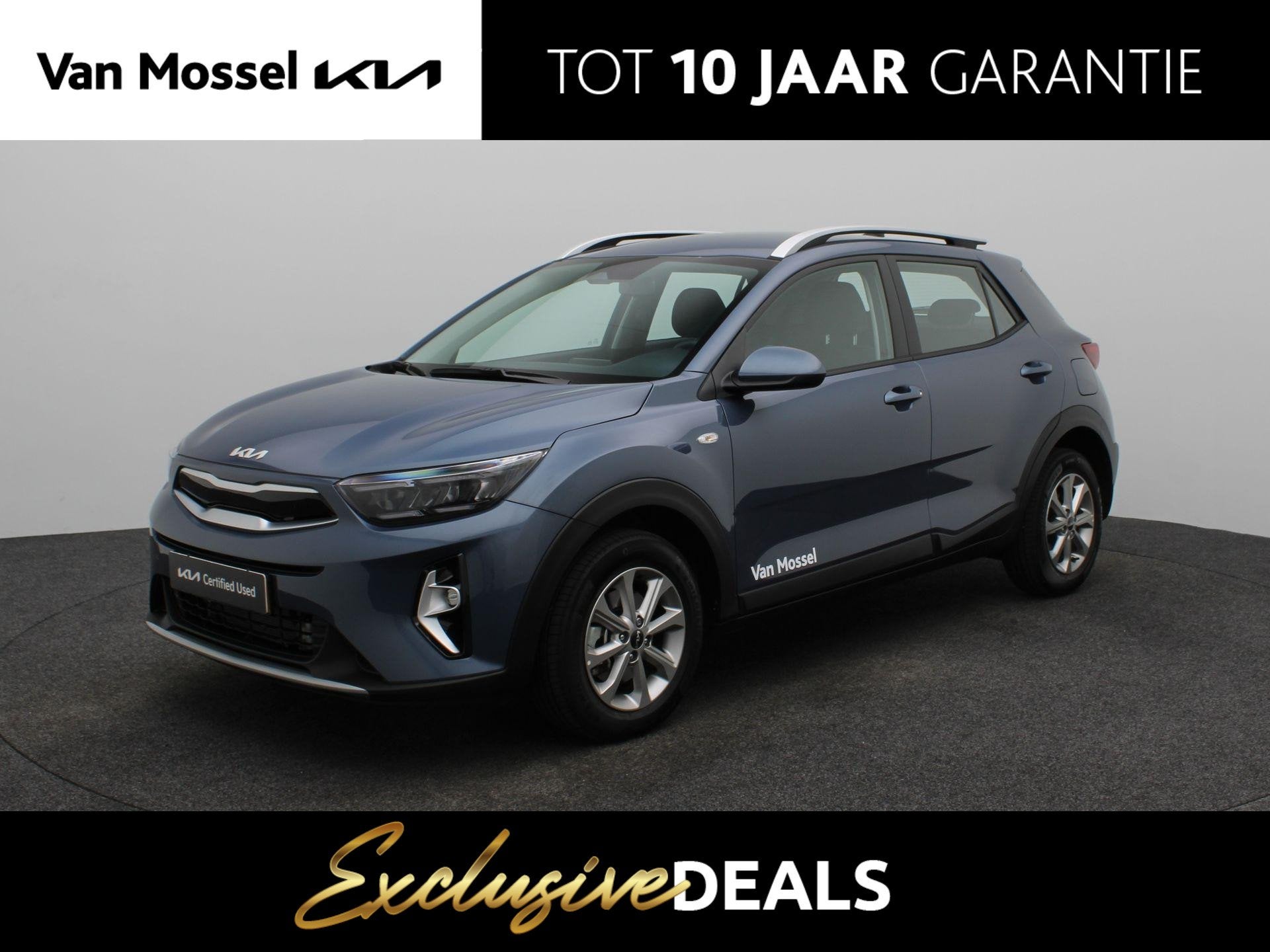 Kia Stonic 1.0 T-GDi MHEV DynamicLine | NAVI | CAMERA | AIRC, Auto's, Automatische klimaatregeling, Euro 6, Blauw, Origineel Nederlands