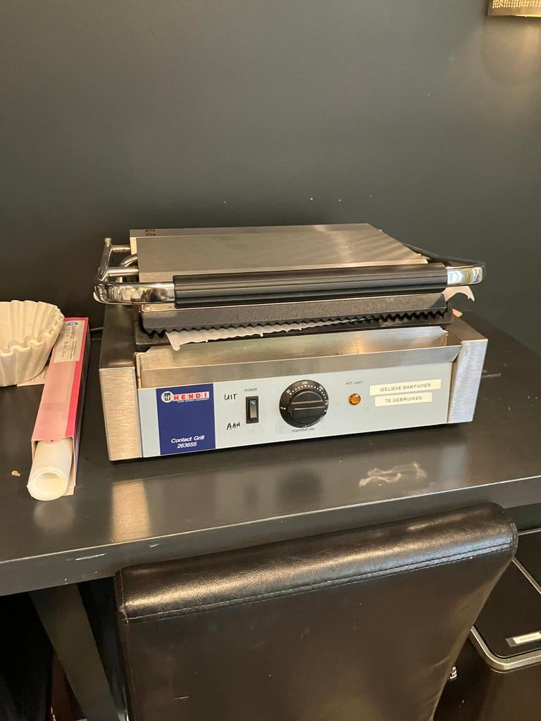 Hendi Contactgrill 263655 - Professionele Grill, Ophalen, Gebruikt