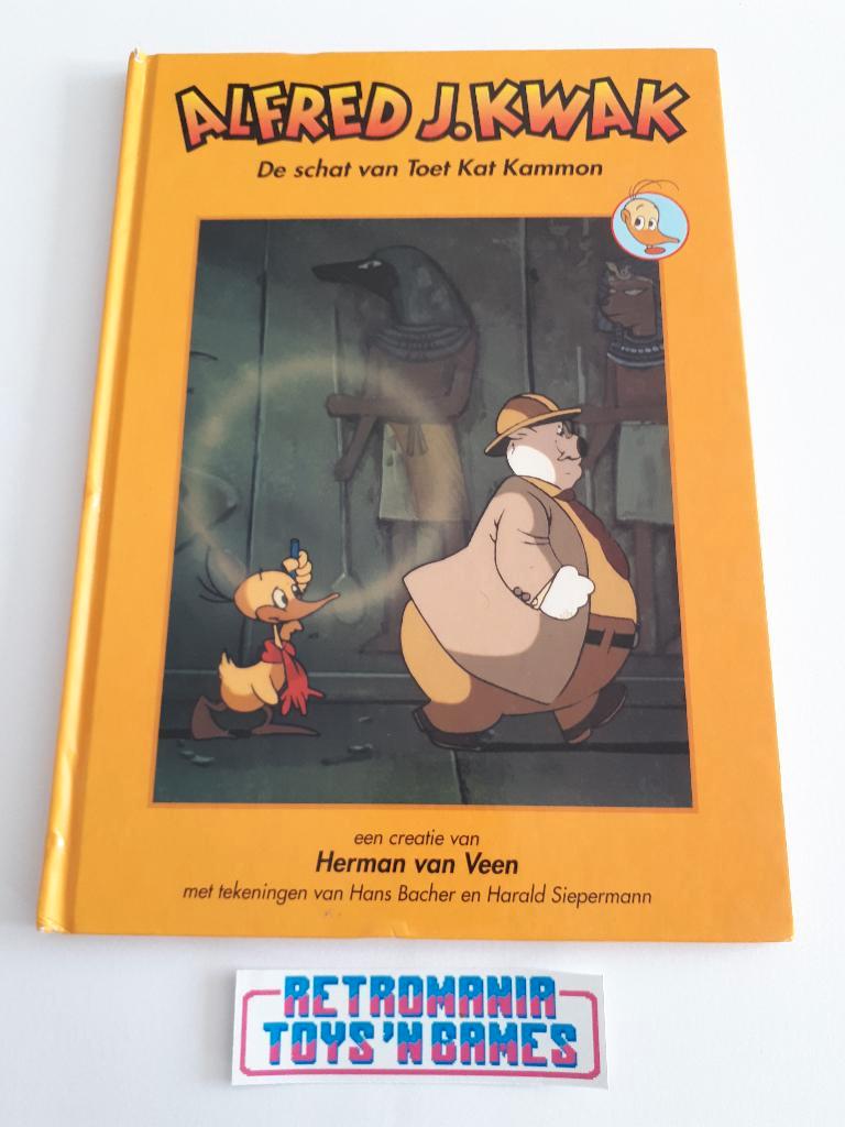 stripboek - alfred j kwak: de schat van toet kat kammon, Boeken, Stripboeken, Eén stripboek, Ophalen of Verzenden, Gelezen