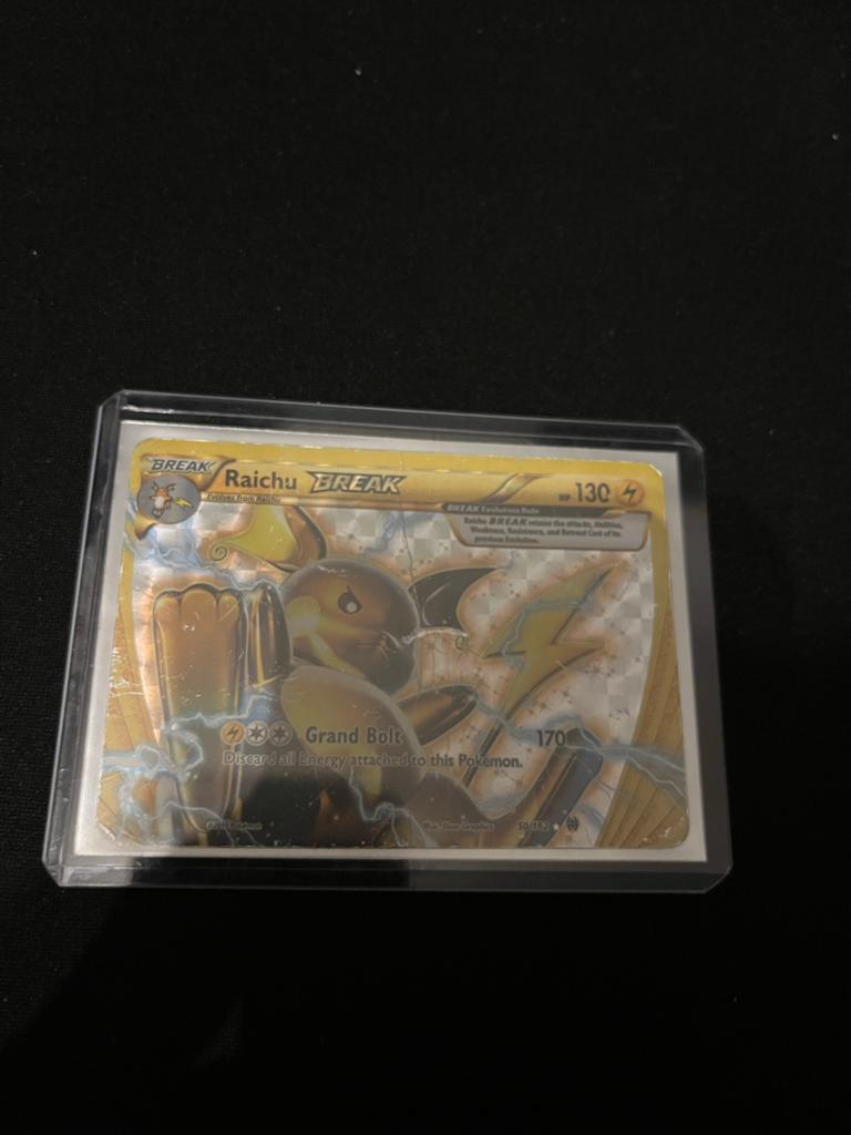 Raichu BREAK Pokémon Kaart - Gebruikt, Ophalen, Gebruikt, Losse kaart, Foil