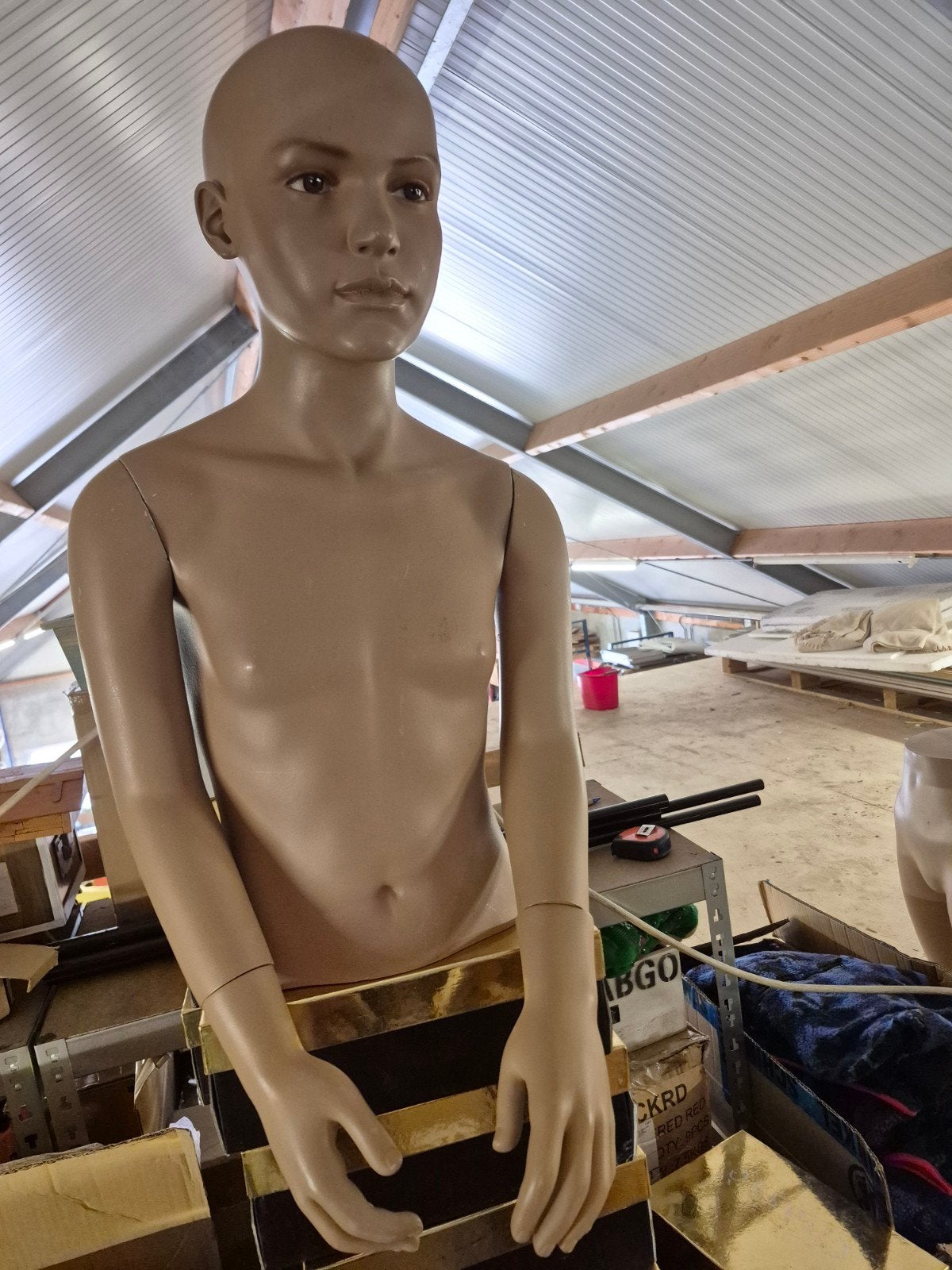 paspop etalage pop, Ophalen, Gebruikt