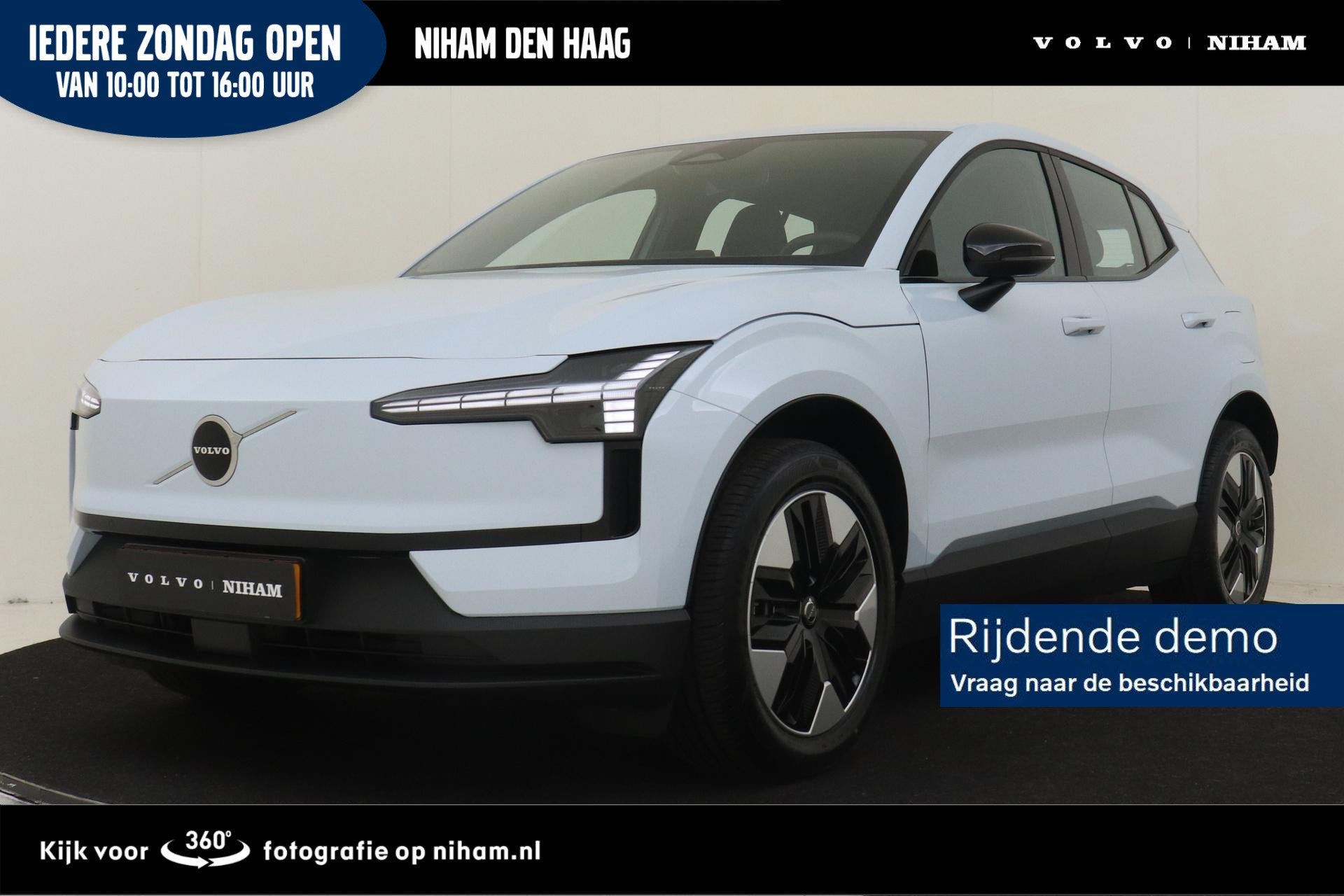 Volvo EX30 SINGLE MOTOR EXTENDED RANGE CORE 69 kWh -CLIMATE|, Auto's, Volvo, Automaat, Achterwielaandrijving, Blauw, Leder en Stof