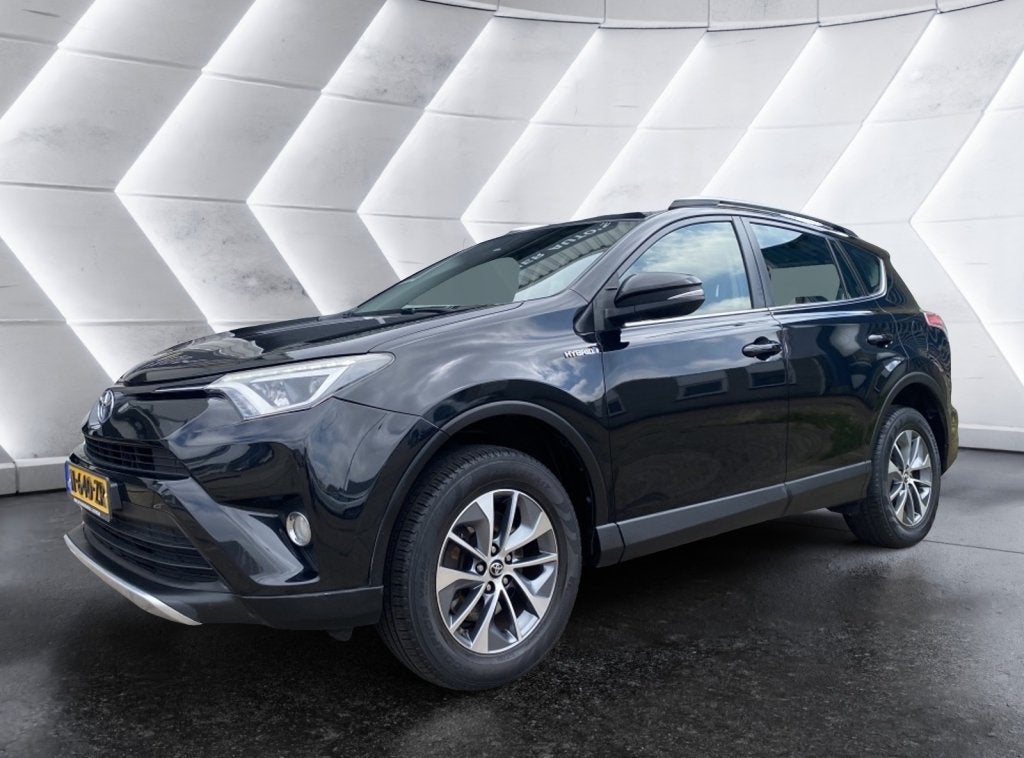 Toyota RAV4 2.5 Hybrid AWD Dyn. (bj 2016, automaat), Auto's, Toyota, Automaat, Automatische klimaatregeling, Stof, Gebruikt