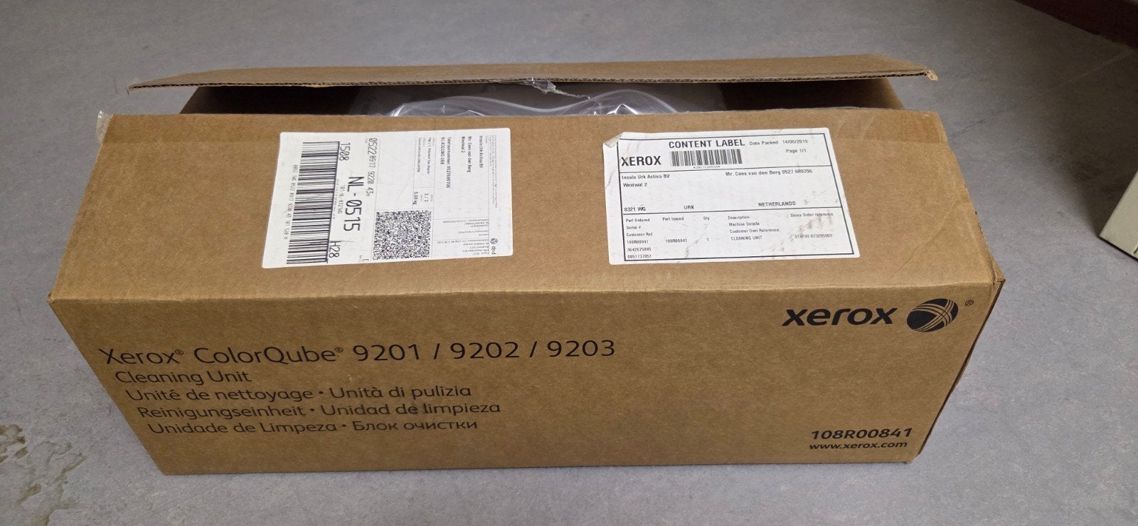 Xerox ColorQube Cleaning Unit 9201, 9202, 9203 - Nieuw, Ophalen of Verzenden, Nieuw, Overige typen, Xerox
