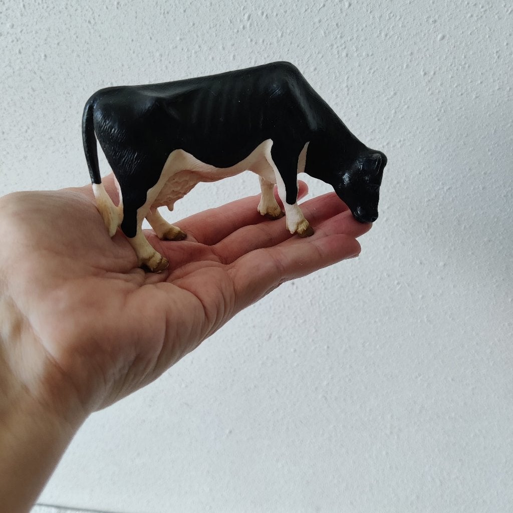 Holstein Koe Schleich 13141 Zwart Wit Boerderijdier, Ophalen of Verzenden, Gebruikt