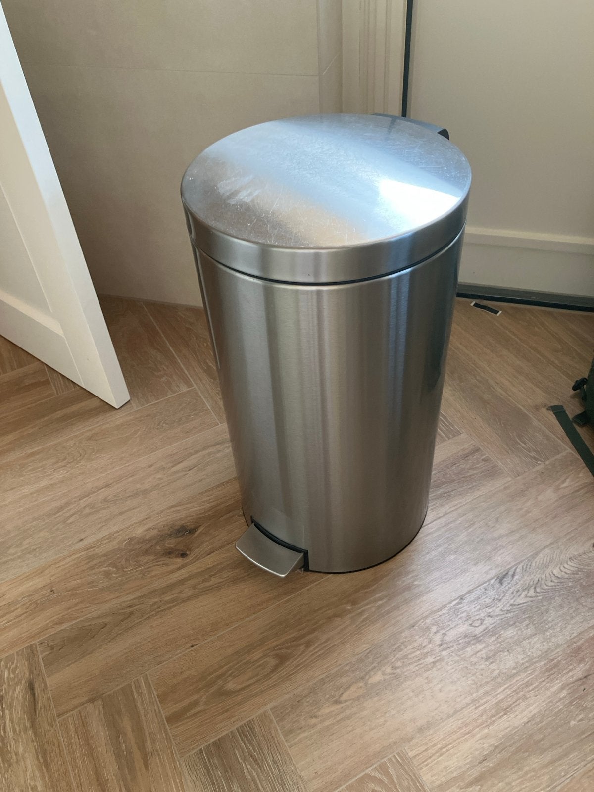 Brabantia prullenbak 2 vakken (20L + 30L) - Gebruikt, Huis en Inrichting, Ophalen, Gebruikt, Met pedaal, 40 liter of meer