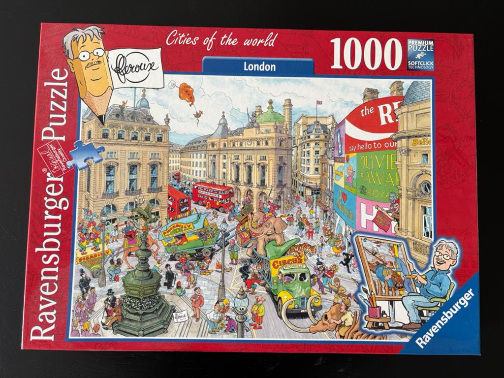 Ravensburger puzzel London 1000 stukjes, Ophalen of Verzenden, 500 t/m 1500 stukjes, Zo goed als nieuw