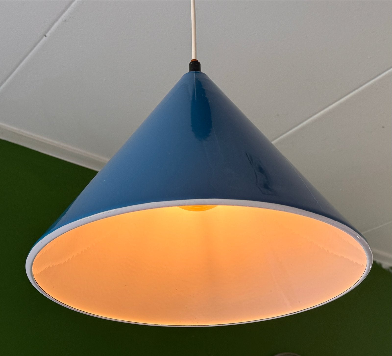 Original Arne Jacobsen Louis Poulsen oranje 1960s billiard, Ophalen of Verzenden