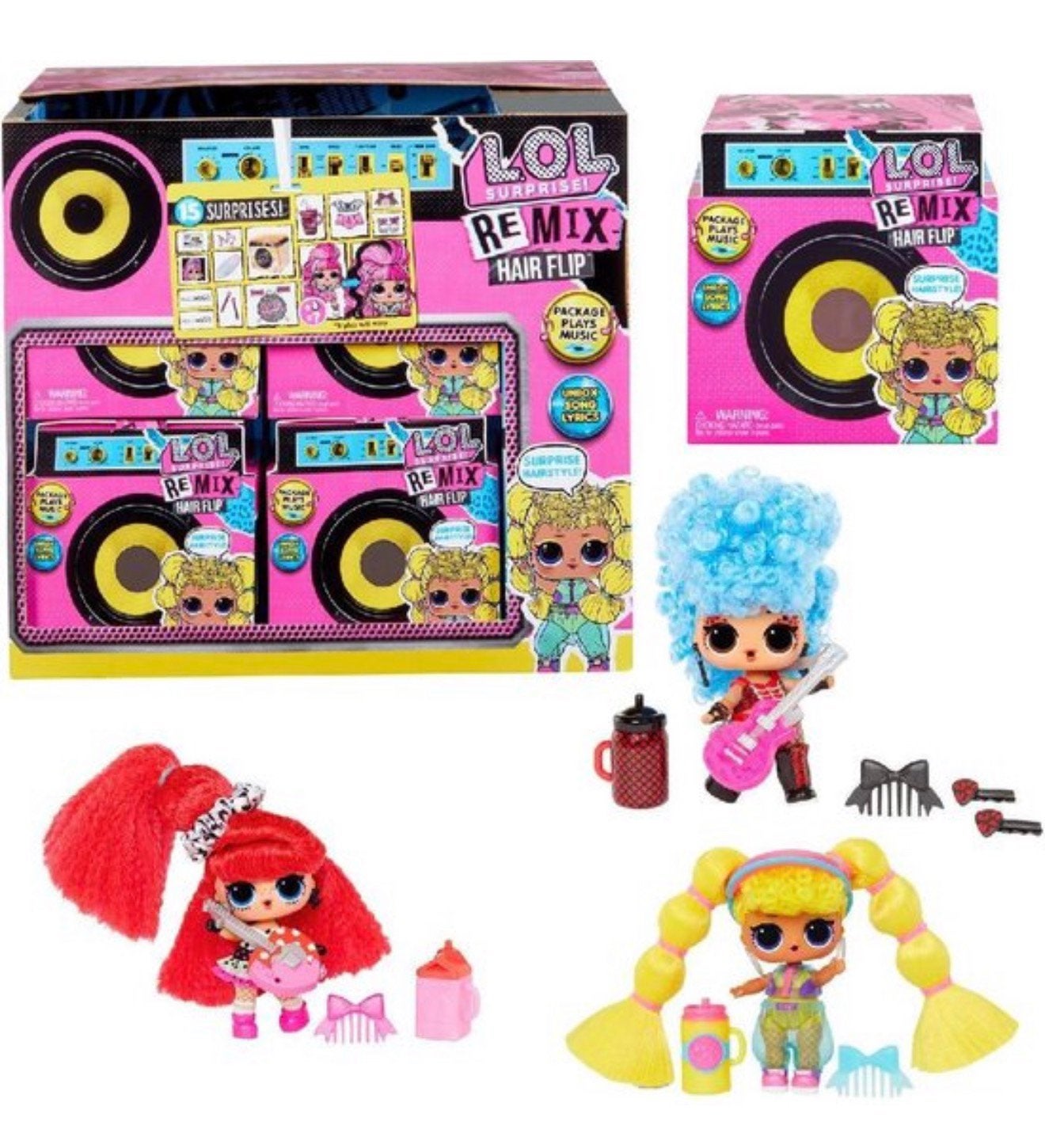 L.O.L. Surprise! Remix Hairflip Tots Serie A - Minipop LOL, Overige typen, Nieuw, Ophalen of Verzenden, H