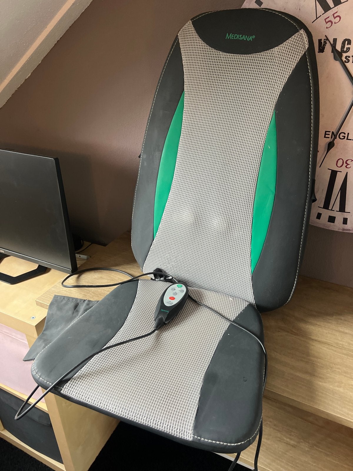 Medisana Shiatsu Massagestoel Kussen met Warmtefunctie, Ophalen, Gebruikt, Massagestoel of Kussen