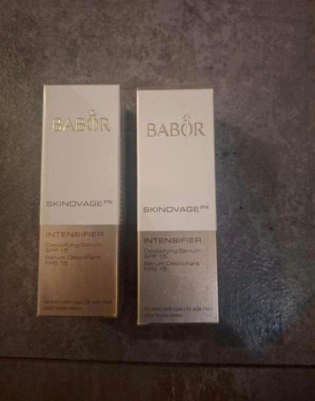 2 nieuwe verpakkingen Babor Intensifier Detoxifying Serum, Ophalen of Verzenden, Nieuw, Gehele gezicht, Verzorging