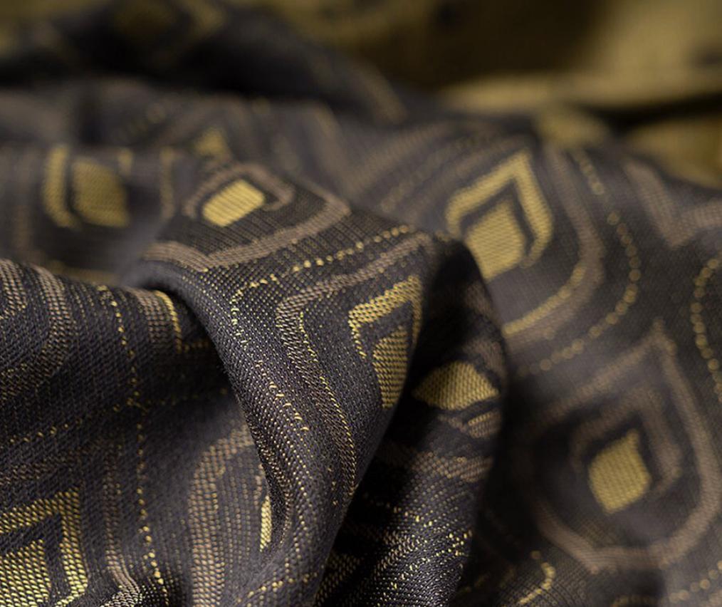 Fidella Baby Carrier - Peacock Midnight Gold, Gebruikt, Rug, Draagzak, Ophalen