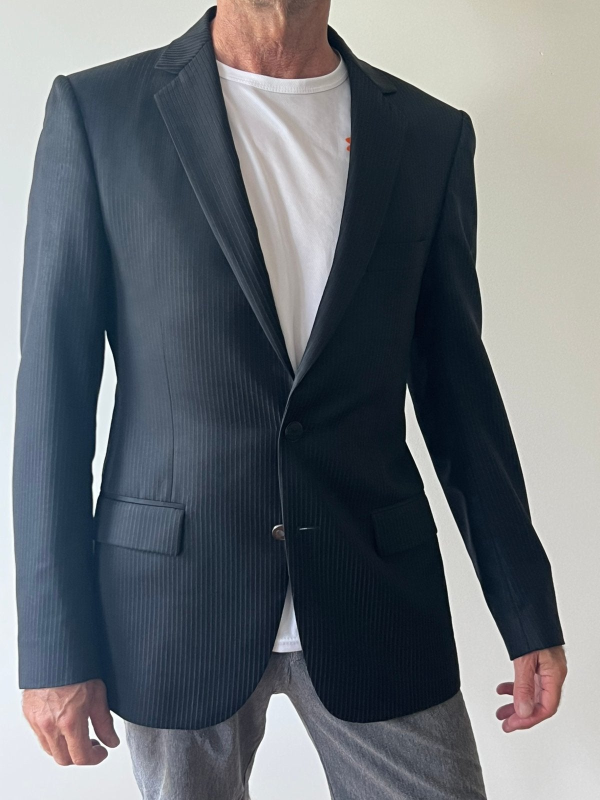 Colbert van Karl Lagerfeld, zwart, mt 48, Kleding | Heren, Kostuums en Colberts, Ophalen of Verzenden, Zo goed als nieuw, Maat 48/50 (M)