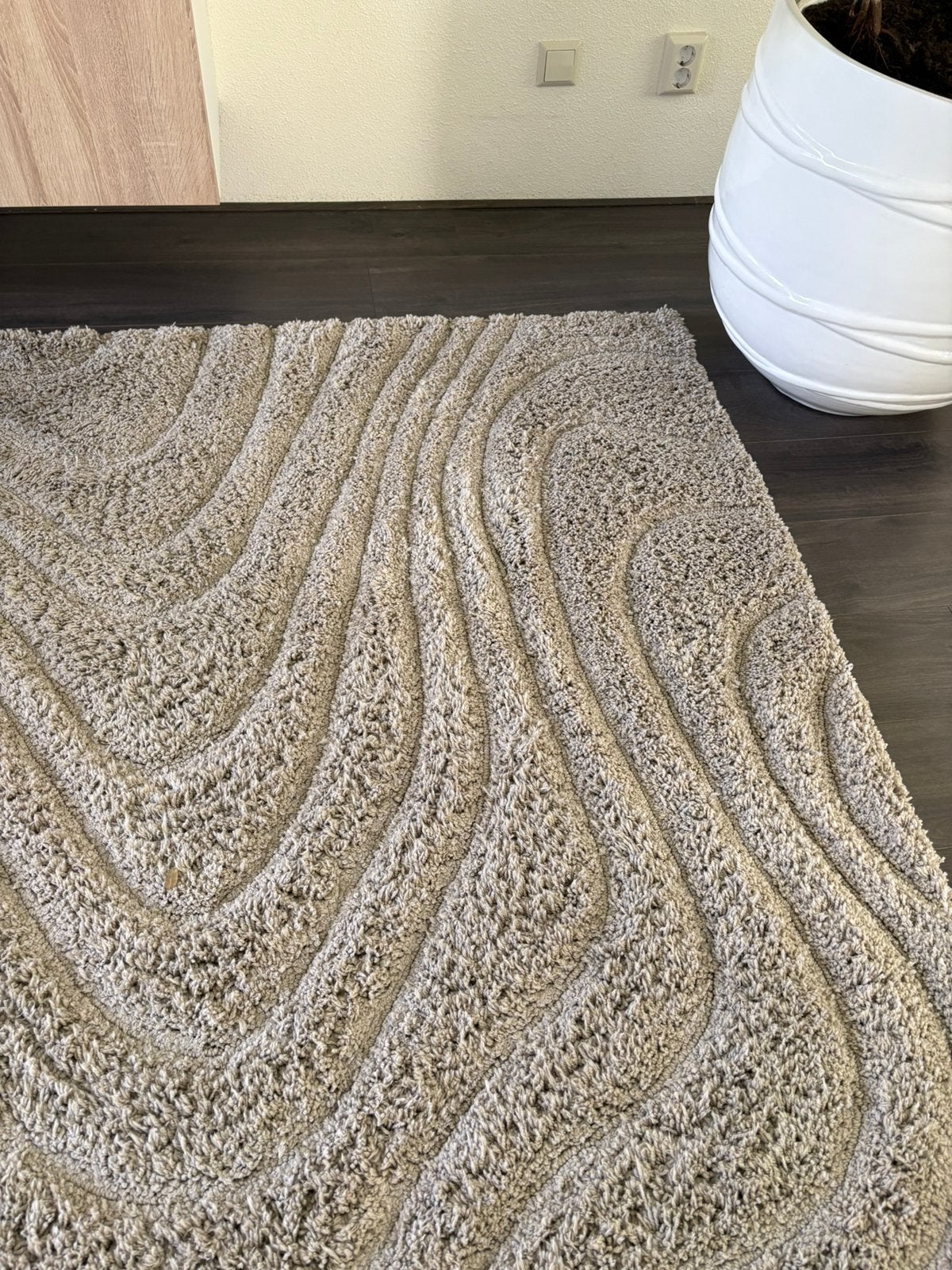 Swirl vloerkleed karpet 190 x 280 cm, Ophalen, Gebruikt, Overige kleuren, 150 tot 200 cm