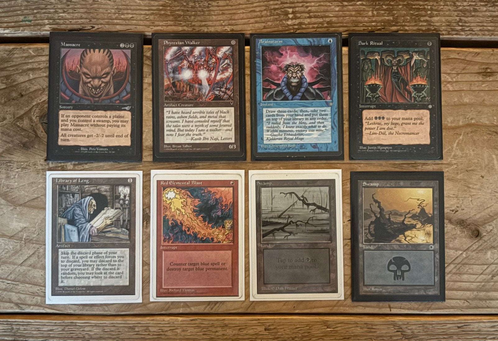 Diverse Magic the Gathering kaarten (premodern), Verzenden, Zo goed als nieuw, Meerdere kaarten