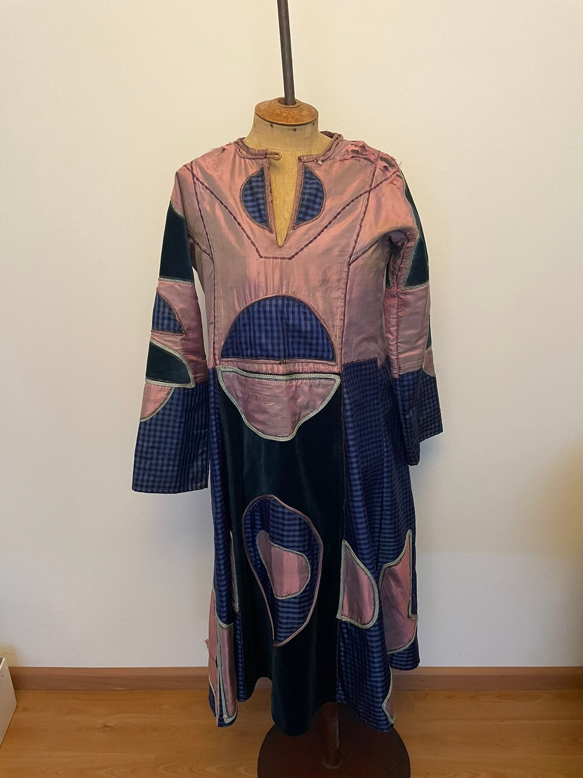 Fong leng (stijl)? Patchwork jurk, restauratie object, Ophalen of Verzenden
