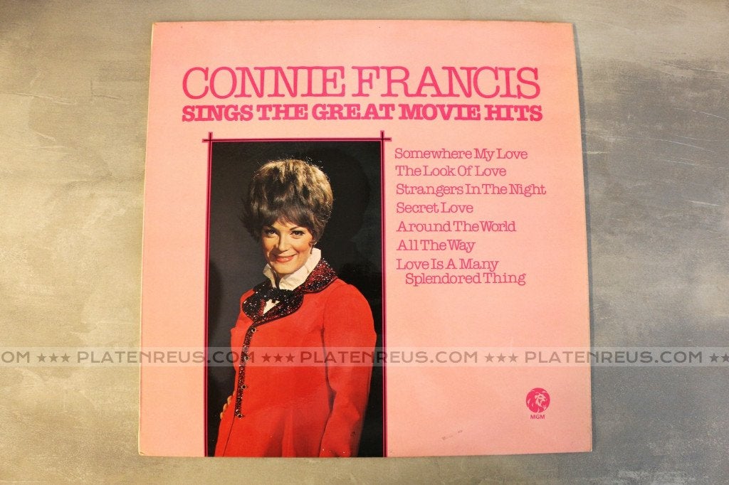 LP Connie Francis – Sings The Great Movie Hits 1976 Pop 2055, LP, Gebruikt, Pop, 12 inch