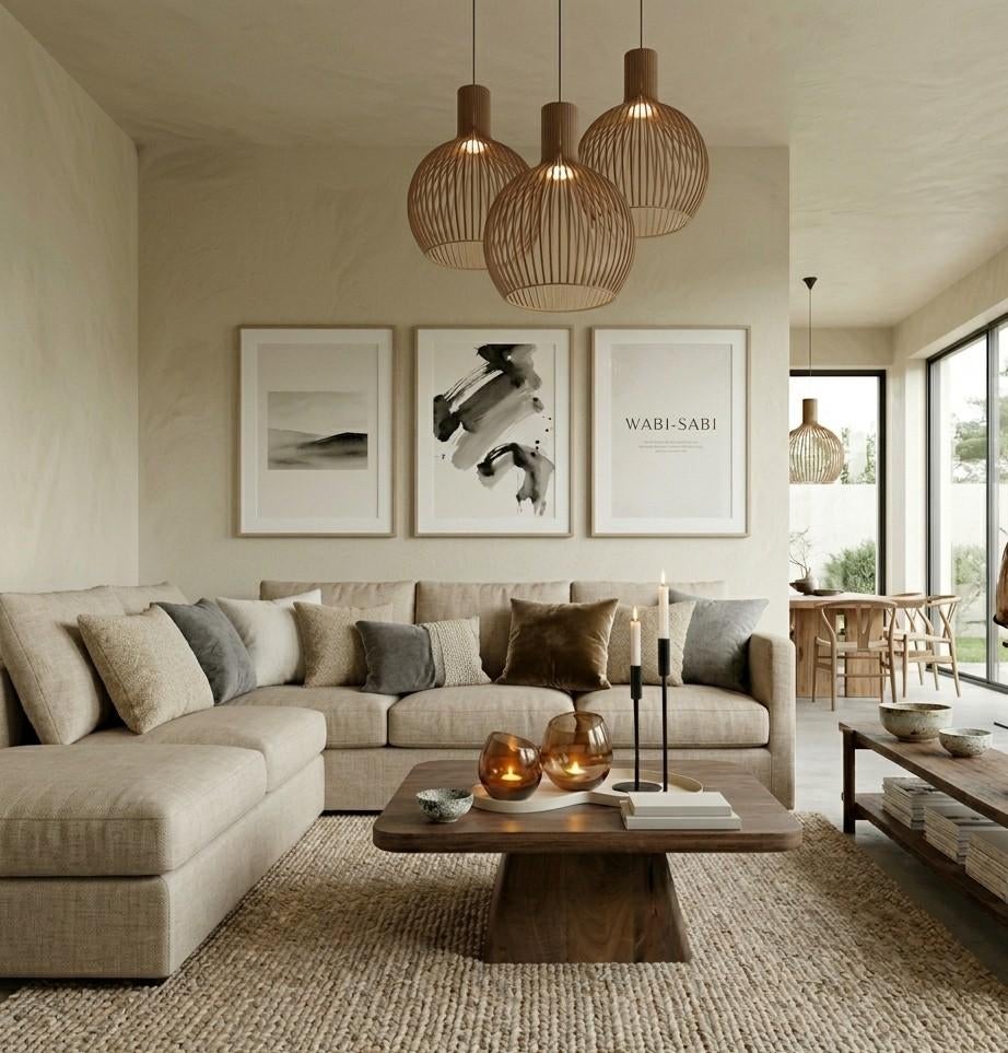 Nieuw. Japandi stijl houten salontafel, mangohout, Huis en Inrichting, Ophalen of Verzenden, Nieuw
