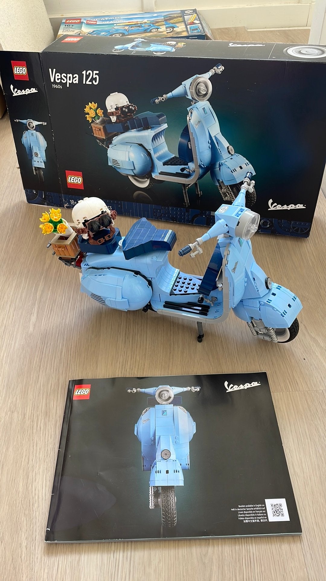 Lego vespa set 10298, Ophalen, Lego, Zo goed als nieuw, Compleet