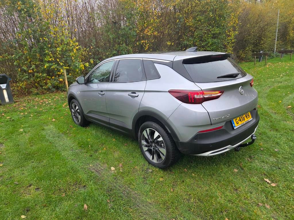 Opel Grandland X 1.2 Turbo 130pk S&S Aut 2019 Grijs, Auto's, Opel, 1199 cc, 3 cilinders, SUV of Terreinwagen, Grandland X
