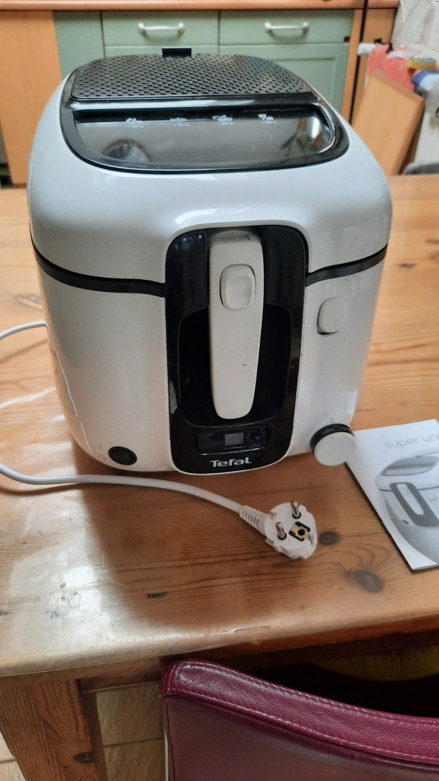 Tefal Super Uno frituurpan, 2 tot 3 liter, Ophalen, Zo goed als nieuw, Uitneembare binnenpan
