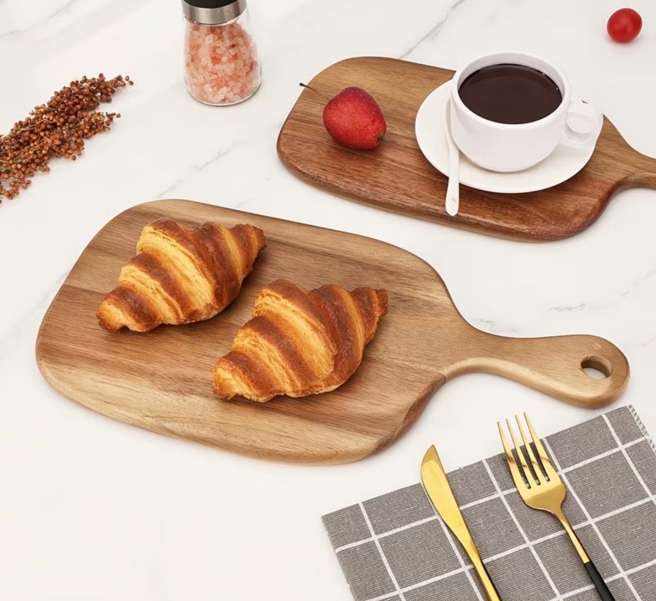 Houten Snijplank/Serveerplank - Acaciahout, Hout, Snij-/serveerplank, Nieuw, Ophalen of Verzenden