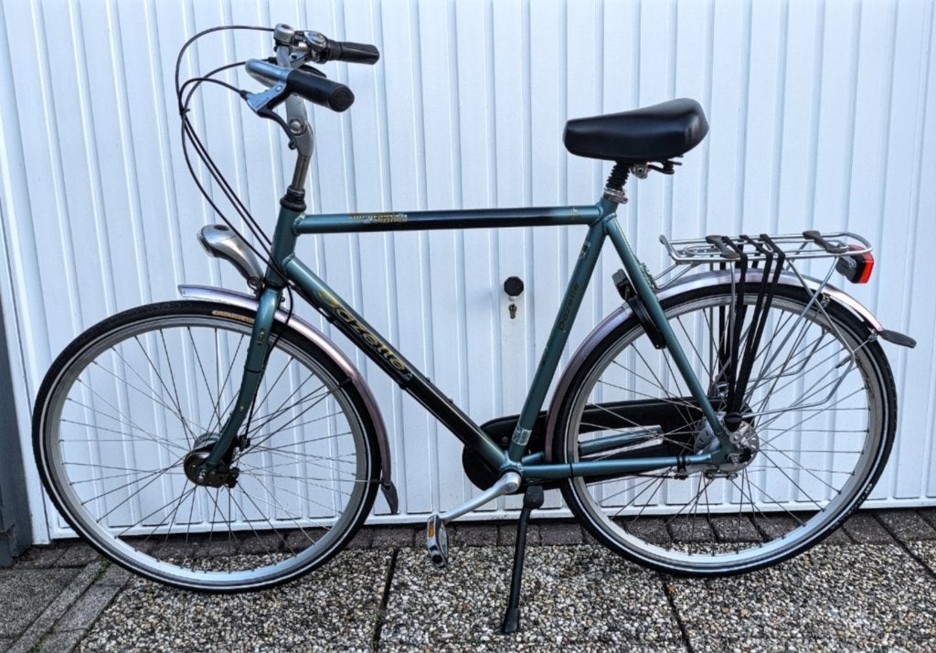 Gazelle orange herenfiets, Alu frame 61cm, 7 versnel., Ophalen, Gebruikt, Versnellingen, 57 tot 61 cm