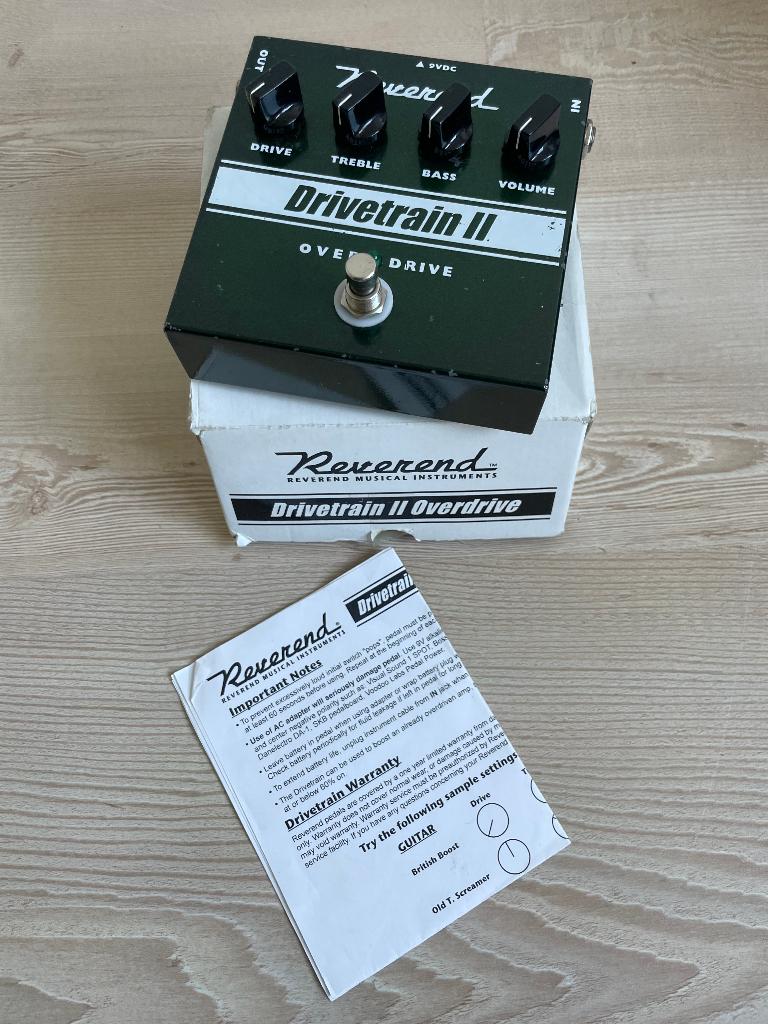 Drivetrain II Overdrive van Reverend, model # DRV2, Ophalen of Verzenden, Gebruikt, Distortion, Overdrive of Fuzz