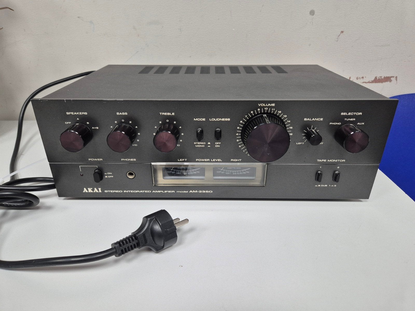 Akai AM-2350 Stereo Geïntegreerde Versterker, Overige merken, Gebruikt, Ophalen of Verzenden, 60 tot 120 watt