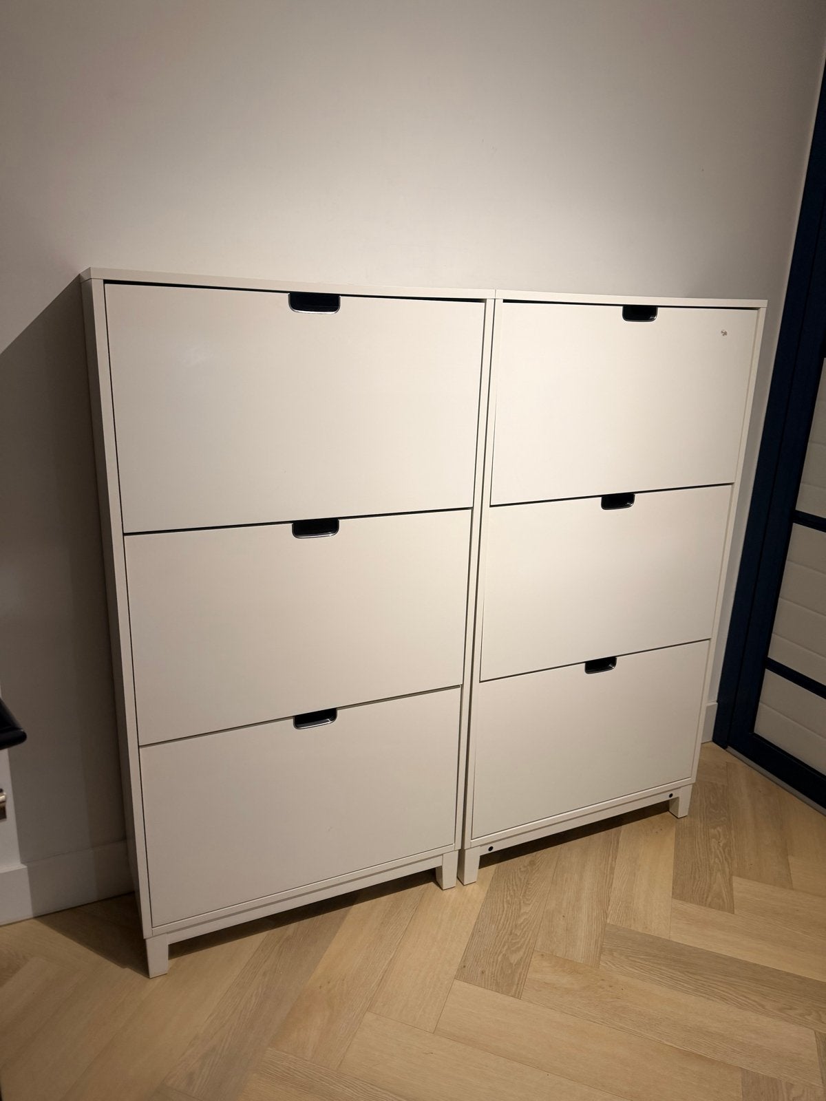 IKEA STÄLL schoenenkast met 3 vakken (2 stuks), Huis en Inrichting, Ophalen, Gebruikt