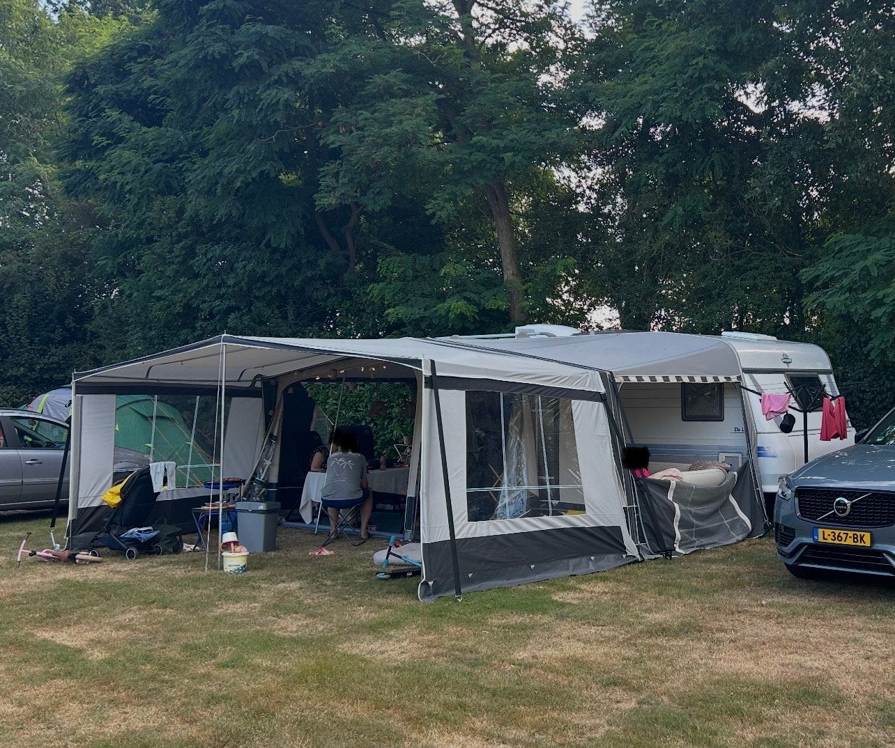 Isabella Ambassador voortent G19(1025cm) met Ten Cate luifel, Ophalen, Gebruikt, Ten Cate All Season 240g/m2, Isabella